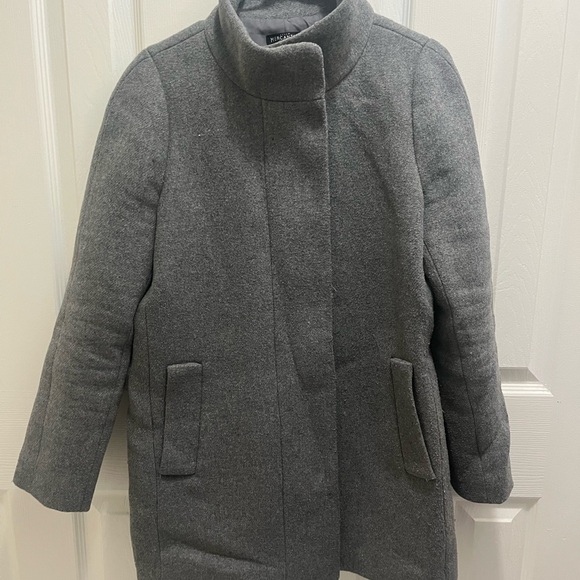 J crew Women's Gray mercantile coat full zip size 6 - Picture 7 of 16